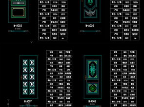 精品木门厂CAD图库 实木门移门三维剖面设计与平面图大全解析